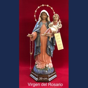 Imagen Virgen del Rosario de Porcelana (40cm).