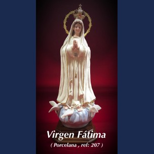 Imagen Virgen de Fátima de Porcelana.